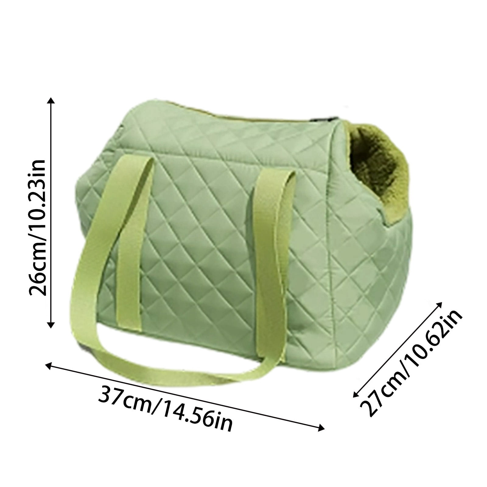 Portable Cat Dog Carrier Backpack, Winter Warm Plush Pet Travel Bag for Small Dogs Cats, Stress Relief House Style Carrier for Outdoor Hiking Car Travel, Soft Cloth Pet Sling