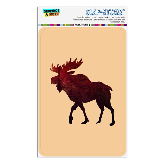 Moose Red Forest Home Business Office Sign