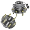 thumbnail image 3 of Detroit Axle 513236 Front Wheel Hub Bearing Assembly w/ CV Axle Nuts Replacement for 2006-2009 Chevy Uplander, Terraza, Pontiac Montana, Saturn Relay - 4pc Set, 3 of 7