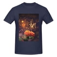 thumbnail image 4 of Bingfone Butterfly Sitting On A Flower Men'S Loose Fit Short-Sleeve Pocket T-Shirt, 4 of 7
