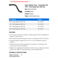 thumbnail image 2 of Upper Radiator Hose - Compatible with 1999 - 2003 Dodge Ram 2500 Van 2000 2001 2002, 2 of 2