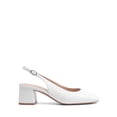 thumbnail image 2 of BURUDANI Womens Slingback Low Chunky Heels Pumps Square Toe Block Dress Shoes, 2 of 7