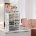 thumbnail image 4 of Sorbus Cosmetic Makeup and Jewelry Storage Case Tower Display Organizer - Marble, 4 of 8