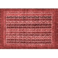 thumbnail image 1 of Ahgly Company Indoor Rectangle Abstract Red Modern Area Rugs, 6' x 9', 1 of 4