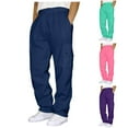 thumbnail image 6 of Casual Pants for Men Spring And Autumn Trousers Camouflage Solid Color Loose Multi Pocke Pants Workwear Pants Casual Pants Hiking Pants Fashion Cargo Pants Long Pants, 6 of 6