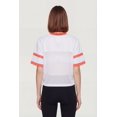 thumbnail image 4 of Women's Varsity Stripe Detail Short Sleeve Jersey Top, 4 of 4