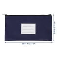 thumbnail image 3 of PU Leather Money Wallet Pouch for Cash Check Receipt Convenient Bill Bag Storage Bag, 3 of 6