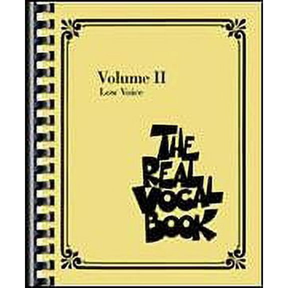 Hal Leonard The Real Vocal Book Volume 2 Low Voice