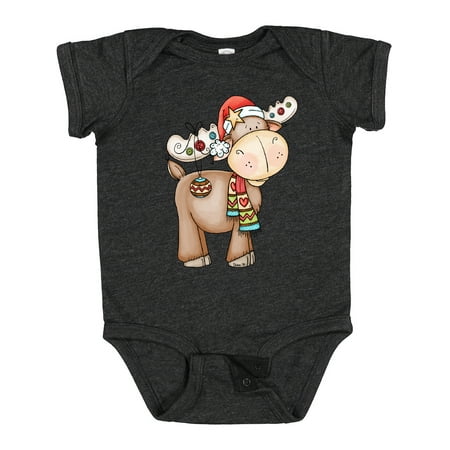 

Inktastic Christmas Molly Moose Boys or Girls Baby Bodysuit