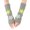beige, black, gray, white and pink, variant on CYSFASHION Winter Fingerless Gloves for Women Cute Crochet Floral Decor Stretchy Half Finger Gloves for Daily Wear