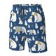 thumbnail image 4 of Fotbe cute winter bear Trajes de Baño Estampados para Hombre, Shorts de Verano de Secado Rápido, Ropa de Playa, Bañadores-X-Large, 4 of 6