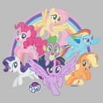 thumbnail image 2 of Men's My Little Pony: Friendship is Magic Colorful Crew  Graphic T-Shirt, 2 of 3