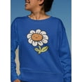 thumbnail image 2 of Cute Daisy Buddy Sweatshirt Women -Smartprints Designs, Female 5X-Large, 2 of 4