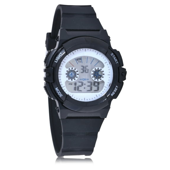 Wonder Nation Unisex LCD Watch in Black (WN4199WM)