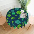 thumbnail image 1 of St. Patricks Day Tablecloth Round Table Cloths 60 Inch Wrinkle Resistant Picnic Table Covers Washable Polyester Camping Tablecloth for Kitchen, Party, 1 of 6