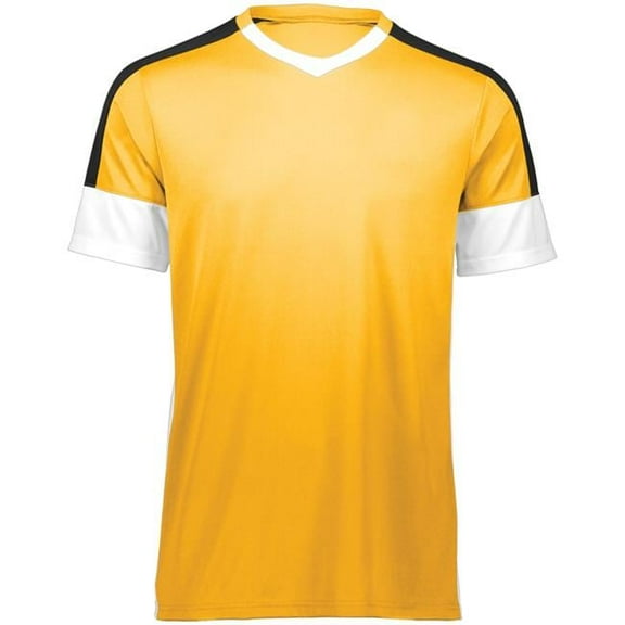 Adult Wembley Soccer Jersey - Athletic Gold, White & Black - Extra Large
