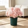 thumbnail image 4 of Artificial Outdoor Hydrangea Flowers 19 in Silk Floral Bouquet, UV Resistant Faux Plant Bush Spray Accent for Garden Patio Porch Home Table Centerpiece Decor, 4 of 5