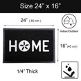 thumbnail image 4 of Outdoor Door Mat Home PVC 24”x16” Black, 4 of 6