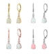 thumbnail image 2 of Pendientes colgantes Minnieouse Ópalos de fuego Hipoalergénicos Elegantes Rosa, 2 of 6
