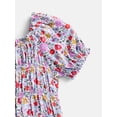 thumbnail image 2 of Wonder Nation Toddler Girls Puff Sleeve Cotton Top and Skirt Set, 2 Piece, Sizes 12M- 5T, 2 of 3