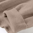 thumbnail image 4 of Cozy Sweaters for Women Long-Sleeve Lightweight Crewneck Sweater Camel XL, 4 of 6