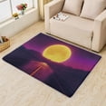 thumbnail image 2 of Vaporwave Area Rug - 6x8 Rug - Vaporwave Rug - Synthwave Neon Area Rug - Retro Futurism Sunset Rugs - 80s Carpet, 2 of 7
