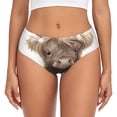 thumbnail image 1 of Fotbe Cute Cow Bath Calzones Estampados para Mujer – Ropa Interior de Algodón, Cómoda, Suave y Elástica-3X-Large, 1 of 6