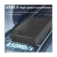 thumbnail image 4 of 3.5 Inch HDD Enclosure USB 3.0 to SATA Hard Drive Case SSD Enclosure External Solid State Hard Drive Disk Box-US Plug,1 x Hard Drive Case 1 x Power Adapter,Black, 4 of 6