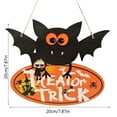 thumbnail image 3 of pdqouc Hallow-een Party Supplies Halloween Atmosphere Halloween Wooden Decorations Halloween Pumpkin Skeleton Bat Party Scene Wooden Decoration 2024 Trendy Popular Holiday Decor Props, 3 of 6