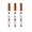Brown 1mm, variant on Tibvox 3Pcs Weather Resistant Stone Paint Marker Pen For Gravestone Tombstone Lettering Drawing on Stone Metal Wood And Plastic