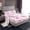 Pink, variant on Manfei Pink Bow 3pcs Twin Sheet Sets,Initial Monogrammed Twin Fitted Sheet,Letter Personalized Breathable Flat Sheet,Kawaii Bedroom Decoration