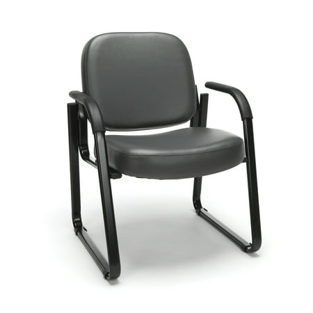 OFM Guest and Reception Chair with Arms, in Charcoal