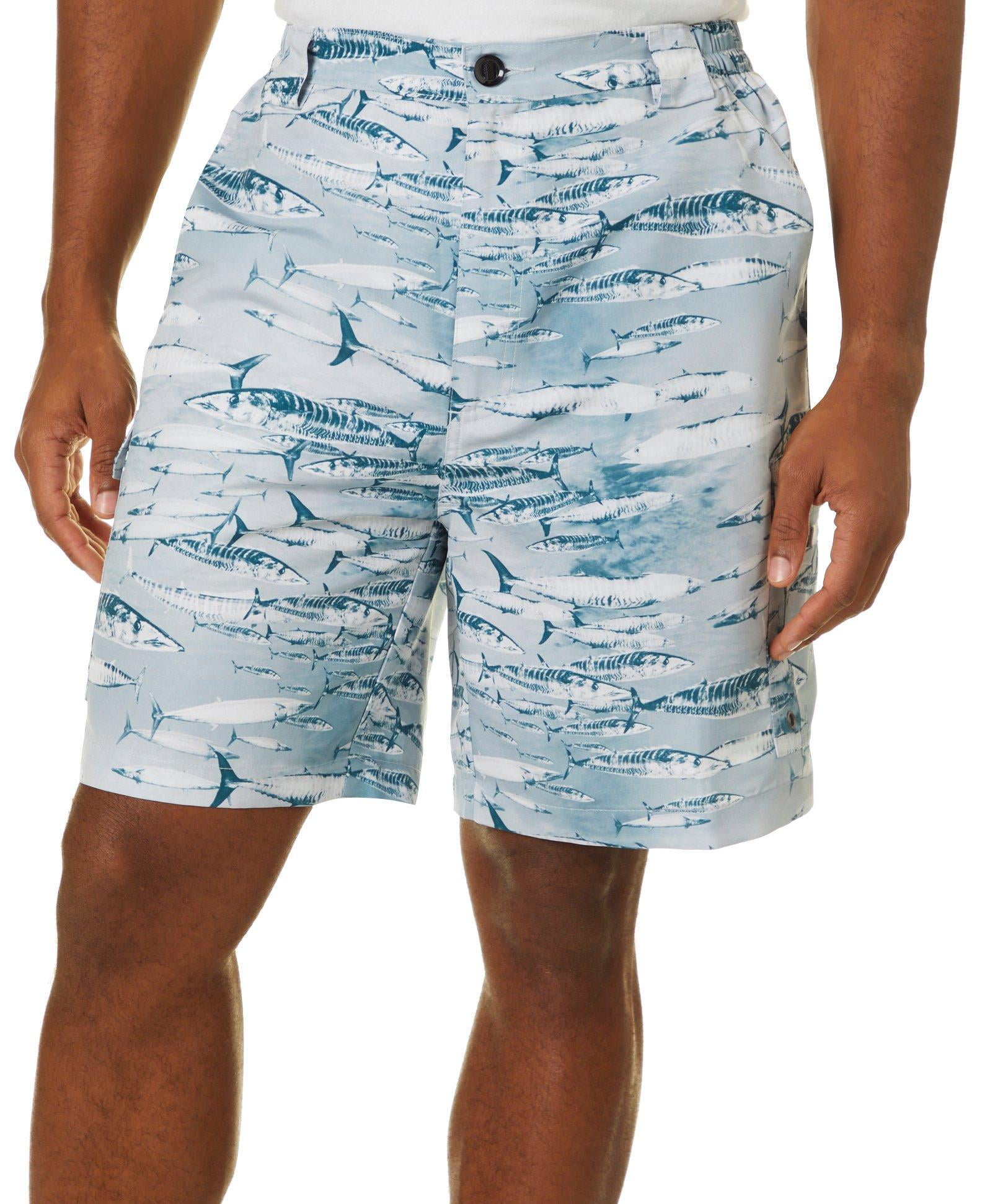 Reel Legends Reel Legends Mens Bonefish Swim Wahoo Shorts Walmart