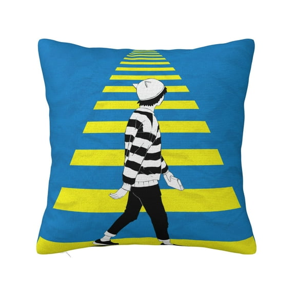 ZICANCN Decorative Throw Pillow Covers , Fantasies Boysfantasies Boys Couch Sofa Decorative Knit Pillow Covers for Living Room Farmhouse 16"x16"