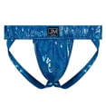 thumbnail image 4 of JOCKMAIL Mens Sexy Thong Mens G-String Thongs Underwear Men Jock straps Metallic Shiny Men Briefs for Underwear Party, 4 of 5
