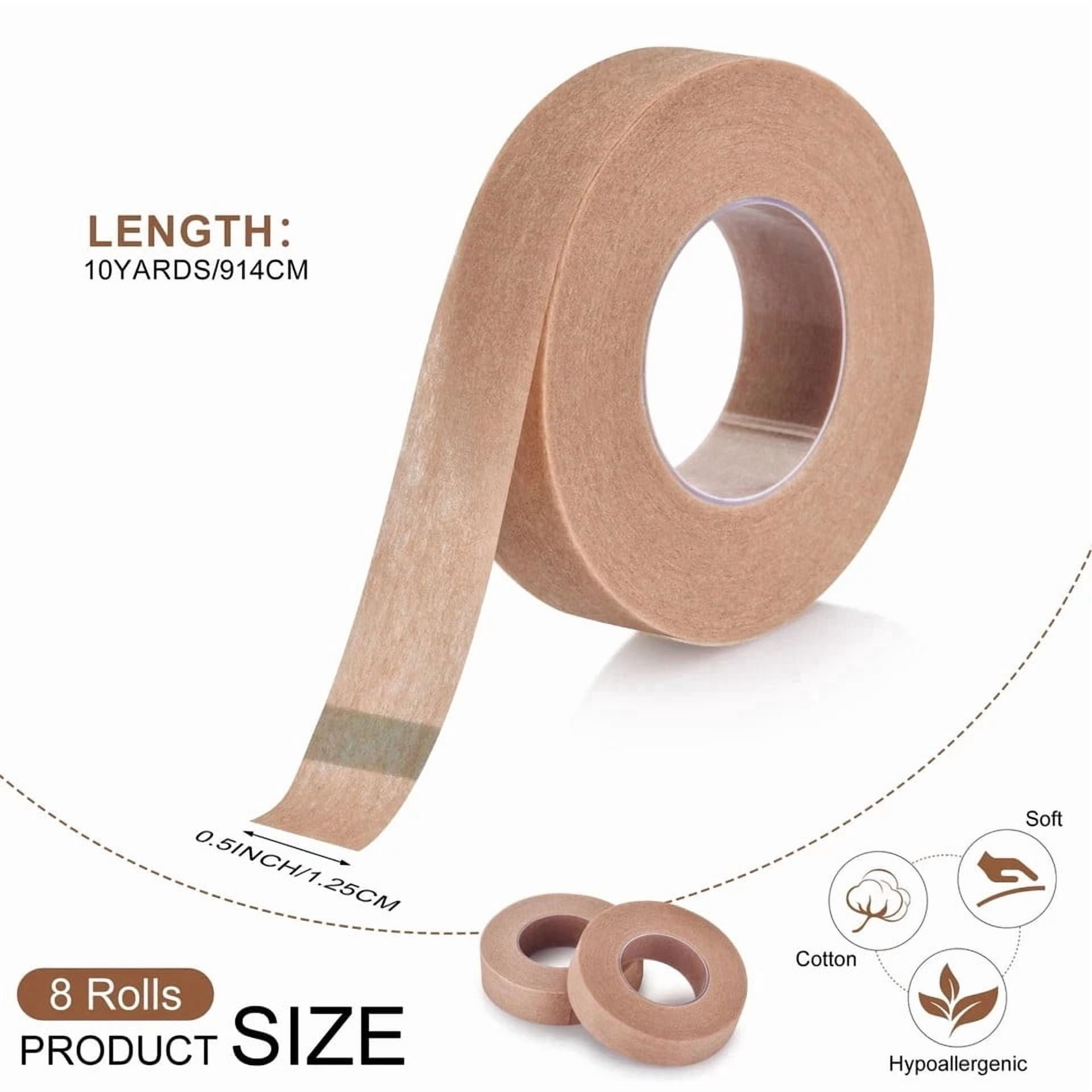 8 Rolls Nose Tape for Rhinoplasty Shaping, Micropore Tape, Paper Tape Medical...