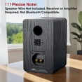 thumbnail image 2 of Altavoces pasivos de estantería Saiyin, 40 W × 2 de potencia, woofer de 5 pulgadas, 2 of 7