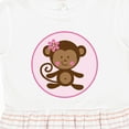 thumbnail image 4 of Inktastic Monkey Girl Girls Toddler Dress, 4 of 5