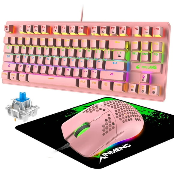 Pink Keyboard Led