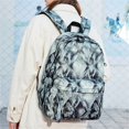 thumbnail image 2 of HIPYLO Leather Backpack for Women Grey Backpack Purse for Large Size Nurse Backpack for Work Nursing Bag Womens Bag Cute Bags Women Bookbag, Black One Size, 2 of 4
