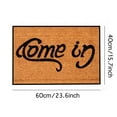 thumbnail image 3 of Entry Door Mat, Entrance Floor Mat, Non-slip Doormat, 16x24 Inches, Durable Rubber Backing, for Home Entryway, Porch, and Patio, Brown, by FAJHHA, 3 of 5