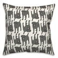 thumbnail image 2 of Creative Products All the Black Labs 16 x 16 Spun Poly Pillow, 2 of 3