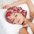 thumbnail image 5 of Popcorn2 Silk Bonnet for Sleeping Women Men, Adjustable Elastic Satin Bonnet Bonnet for Sleeping, Soft Similar Silk Curly Cuteness Hair Bonnet for Sleeping, 5 of 7