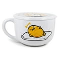 thumbnail image 2 of Silver Buffalo SVB-GUD410K4-C Gudetama Late Night Snack 24 Ounce Ceramic Bowl with Lid, 2 of 6
