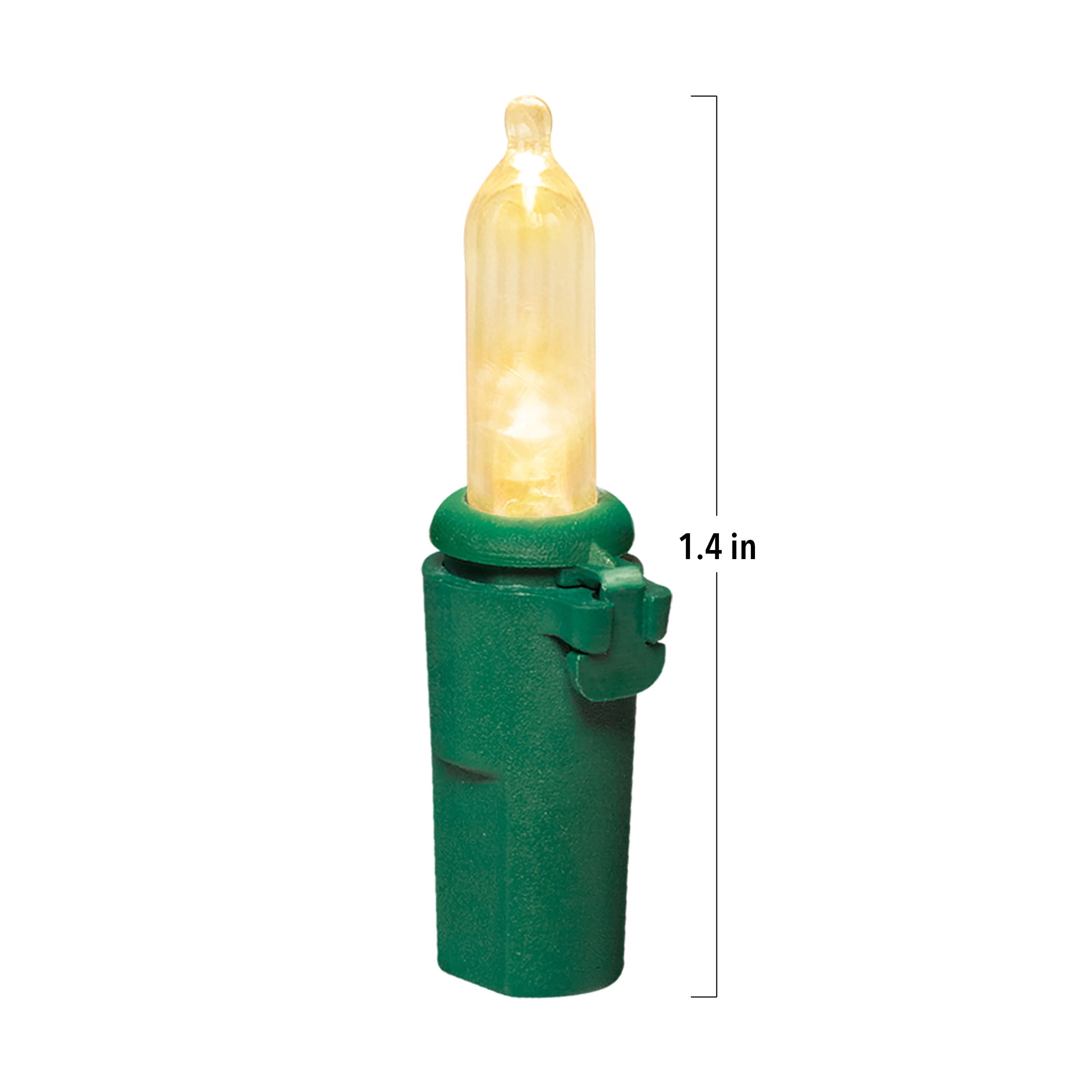 Indoor/Outdoor 200-Count LED 8-Function Sync Mini Christmas String Lights, Warm White, Green Wire, 41.1', by Holiday Time