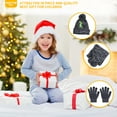 thumbnail image 2 of Vbiger Kids Warm Knit Hat, Scarf & Glove Set, Fleece Lined, 3-Piece, 2 of 6