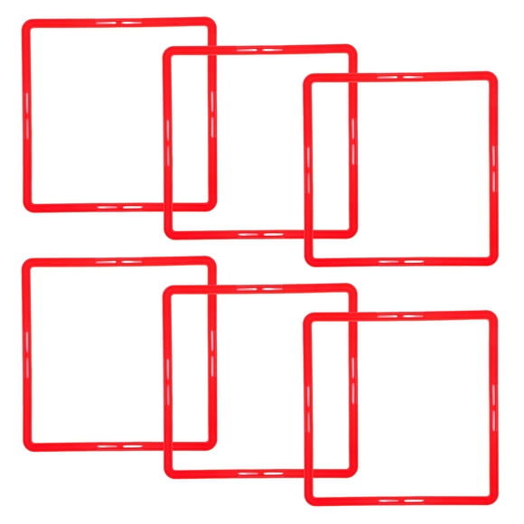 6 aros de agilidad multifuncionales, círculos de agilidad portátiles, aros de entrenamiento de velocidad profesionales
