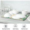 thumbnail image 7 of Coolnut Flower Dish Drying Mat for Kitchen, 16 x 18 Inch Microfiber Absorbent Dish Drying Pad, Machine Washable Kitchen Counter Protect Mats, 7 of 7