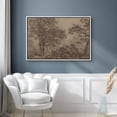 thumbnail image 4 of IDEA4WALL Framed Canvas Wall Art Retro Majestic Oak Tree Drawing Detailed Illustrations Black & White Nature Forest Elegant Vintage Print Wall Decor for Living Room, Office -, 4 of 5