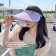 thumbnail image 4 of Sombrero de sol de ala grande de verano para mujer, protección UV para cubrir la cara, sombrero de ciclismo transpirable, gorra de béisbol superior vacía, accesorio de moda, 4 of 5